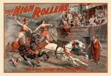 Vintage High Rollers affisch