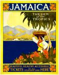 Cartel del viaje de Jamaica Vintage
