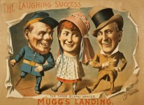 Landing Muggs Vintage Poster