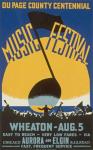 Vintage Festival Musica Poster