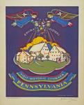 Cartaz do curso do vintage Pensilvânia