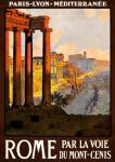 Vintage Rome Travel Poster