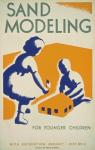 Vintage Písek Modeling Plakát