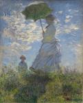 Mulher com um parasol - Madame Monet