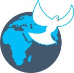 World Globe & Dove clipart