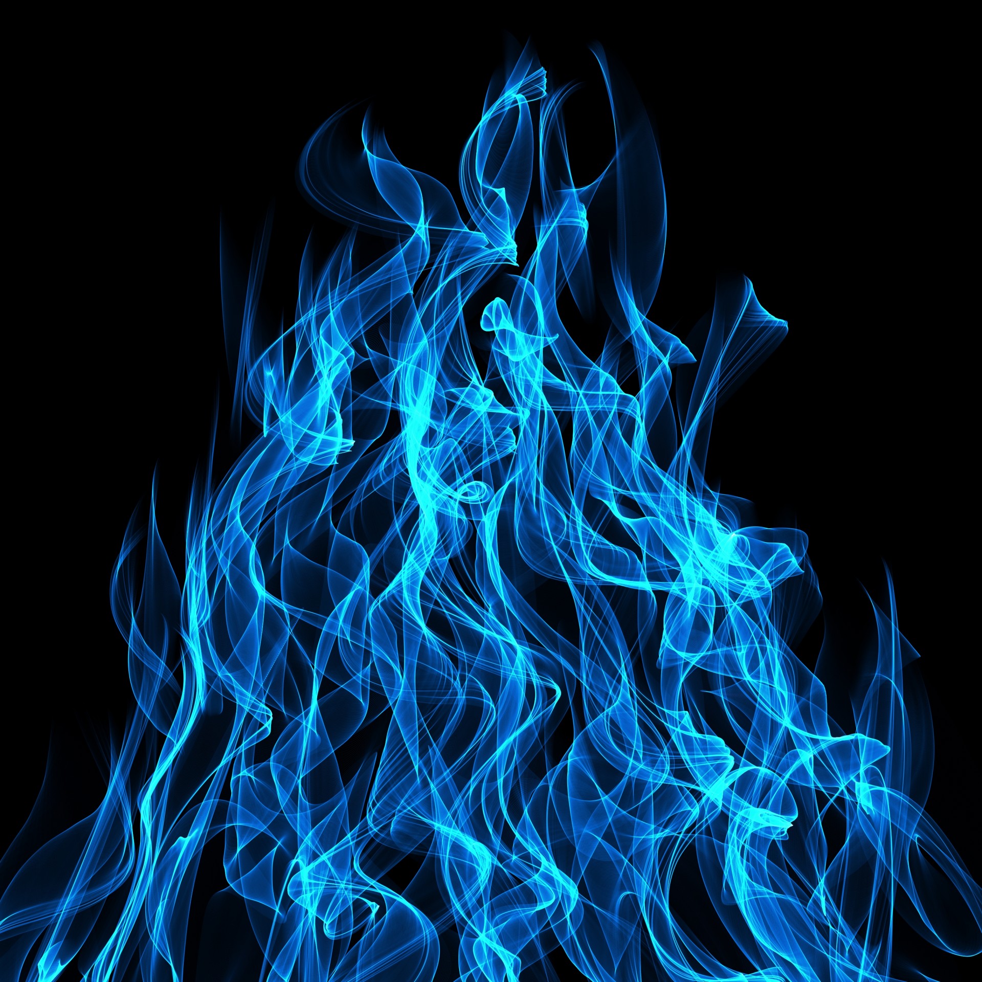 Blue Flames of Fire