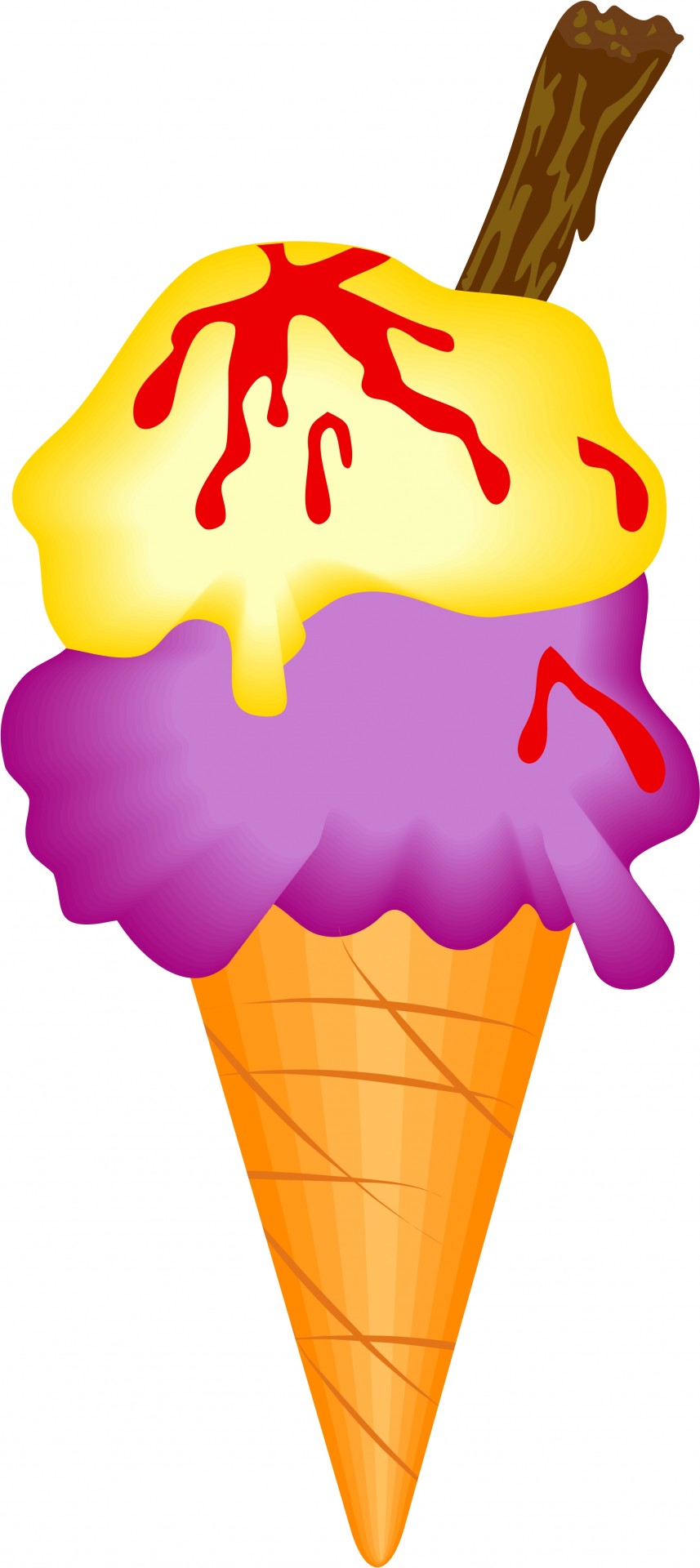 アイスクリームのイラスト 無料画像 Public Domain Pictures
