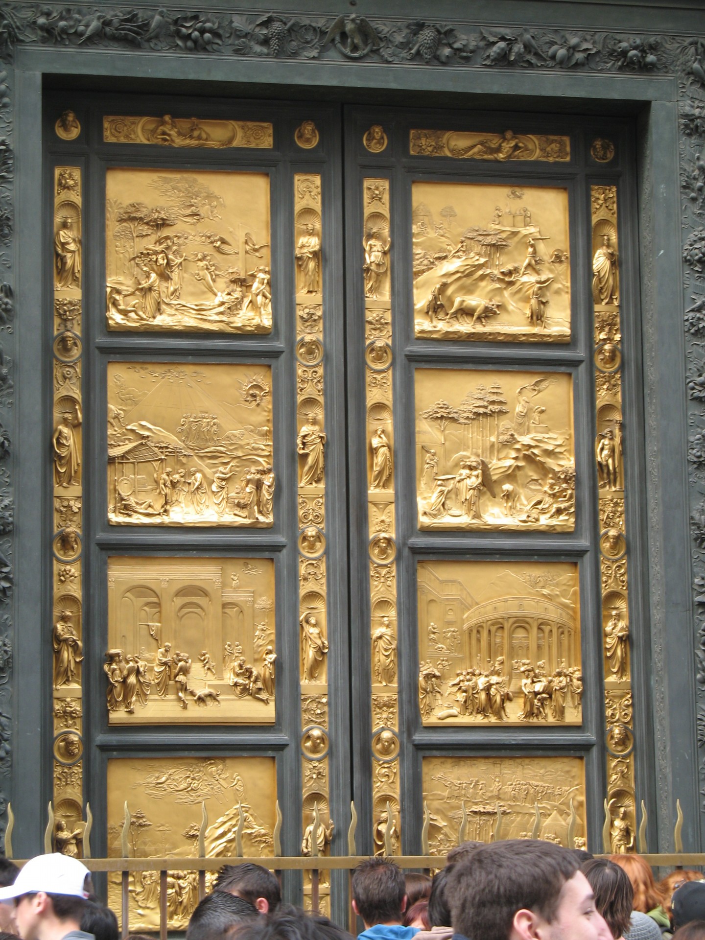 Italy Florence Gold Door Carved Free Stock Photo - Public Domain Pictures