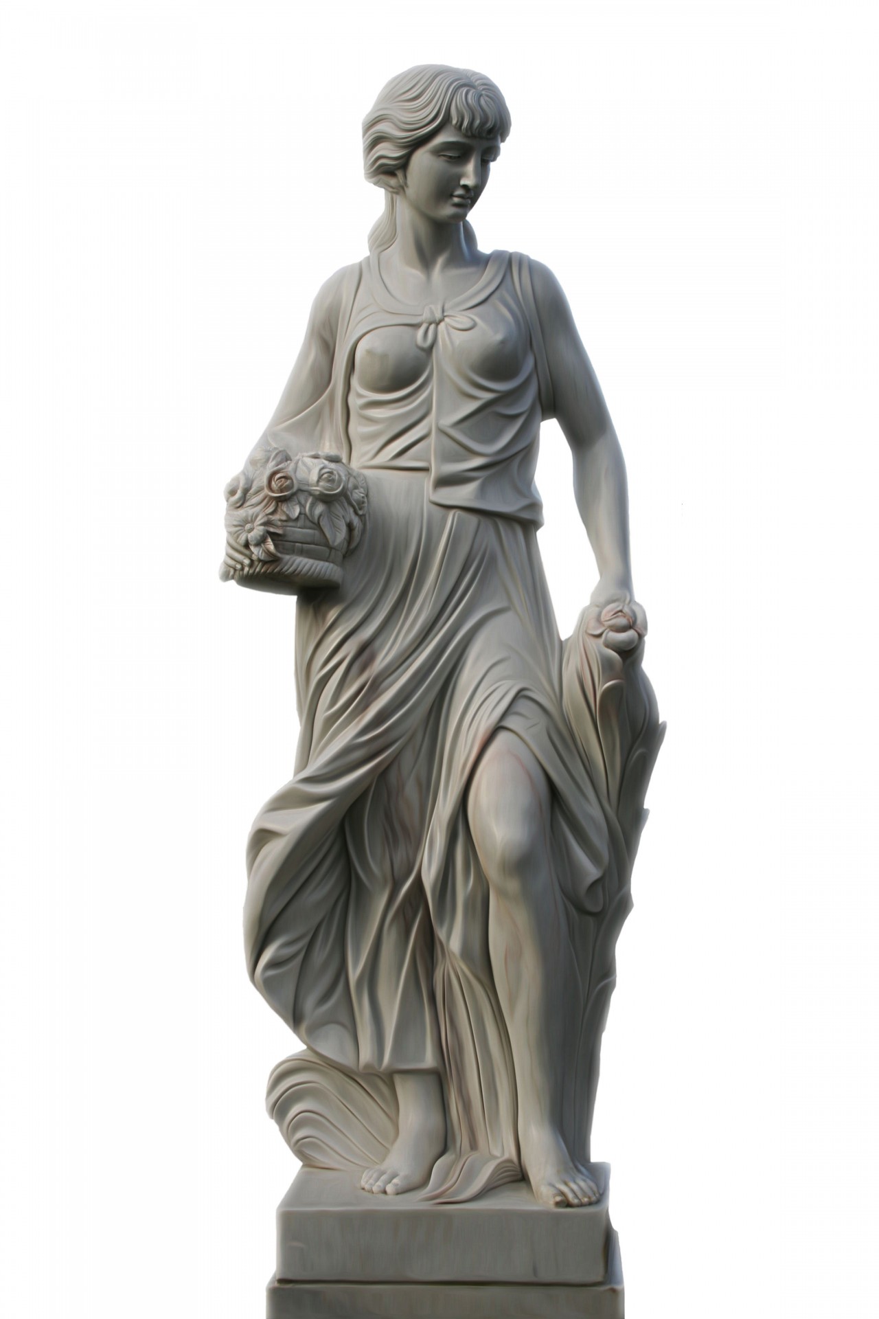 Statue of a Roman woman. Copenhagen, New Carlsberg 