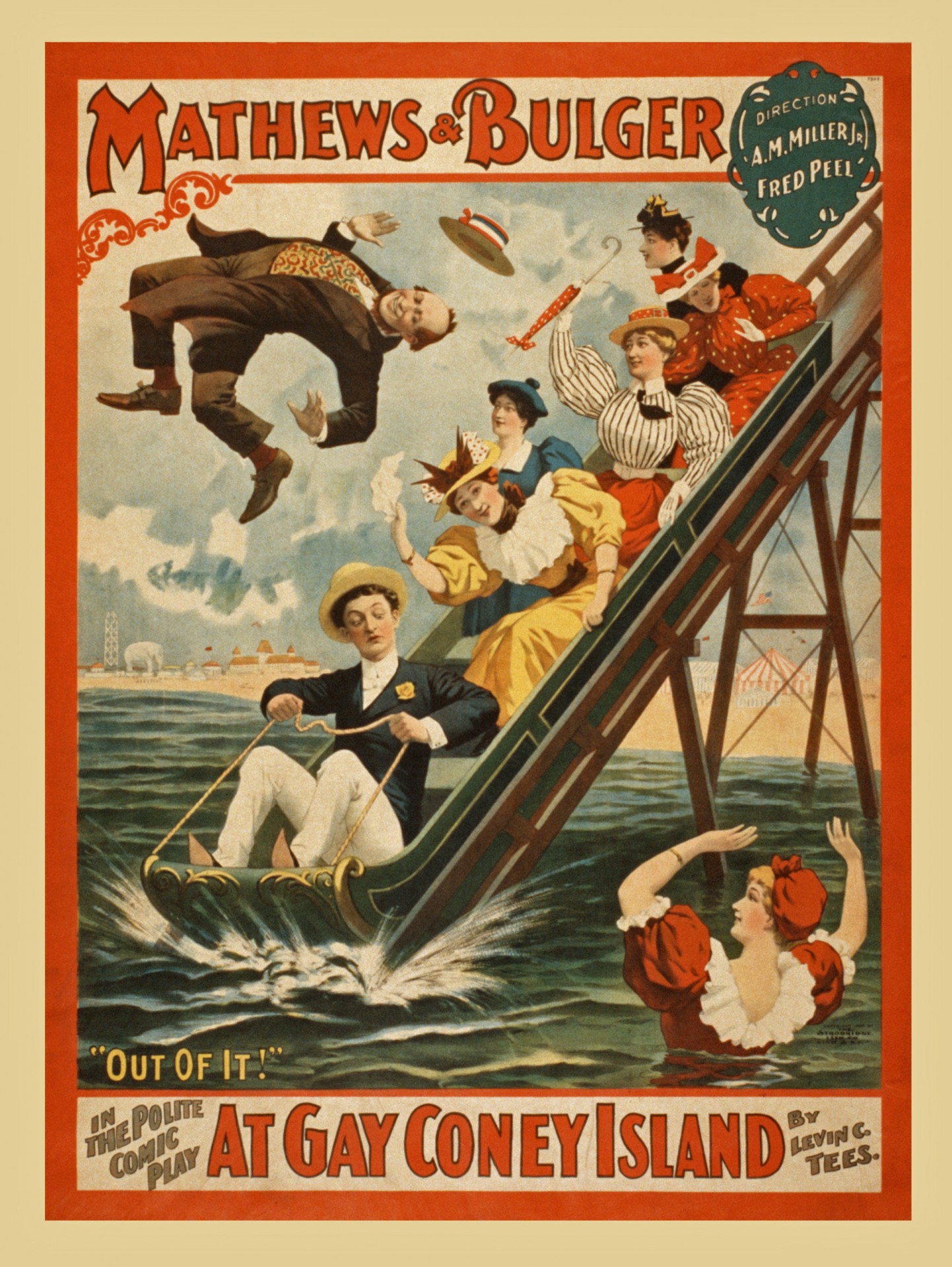 Affiche vintage de Coney Island