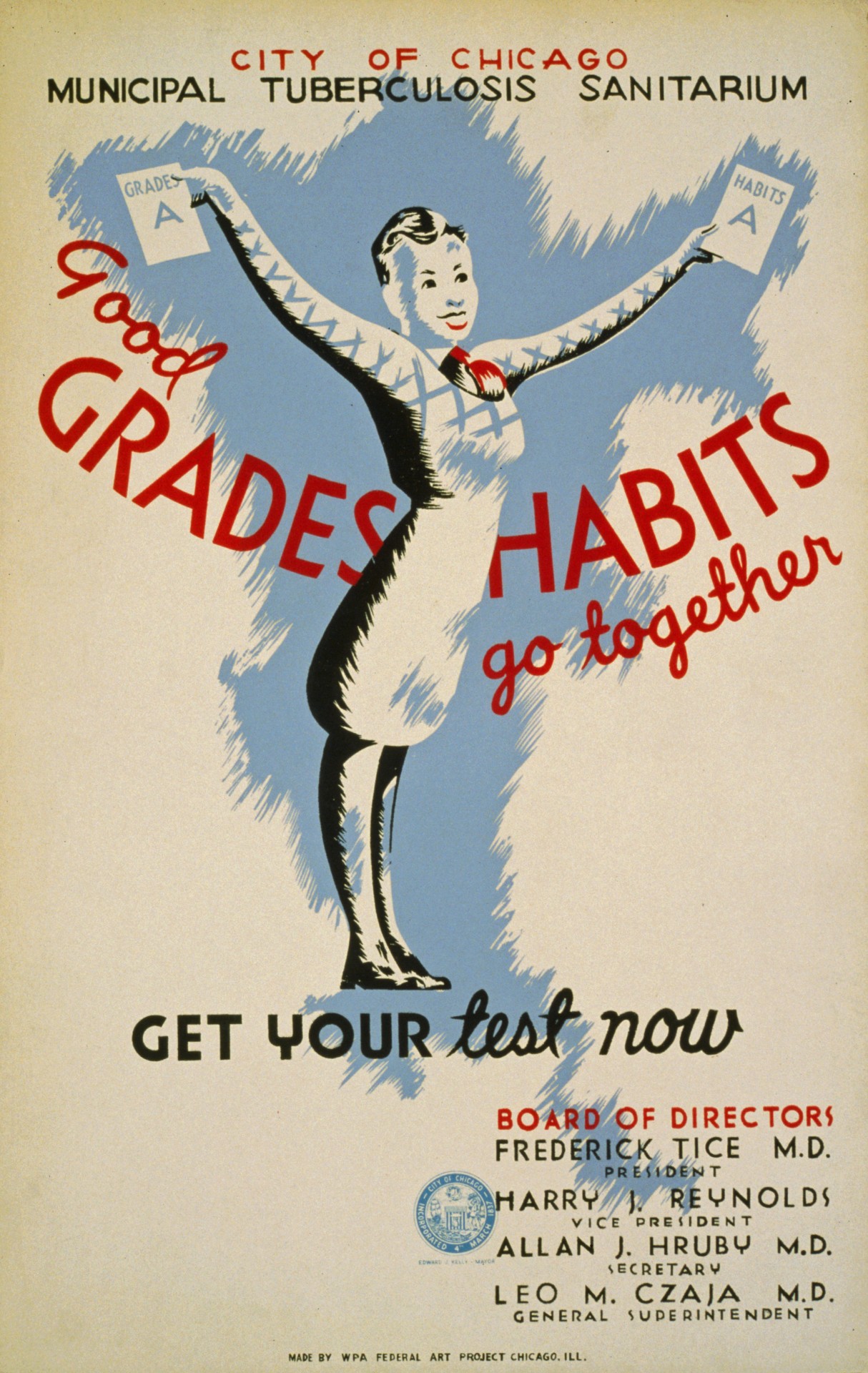 Vintage Health Test Poster Free Stock Photo - Public Domain Pictures