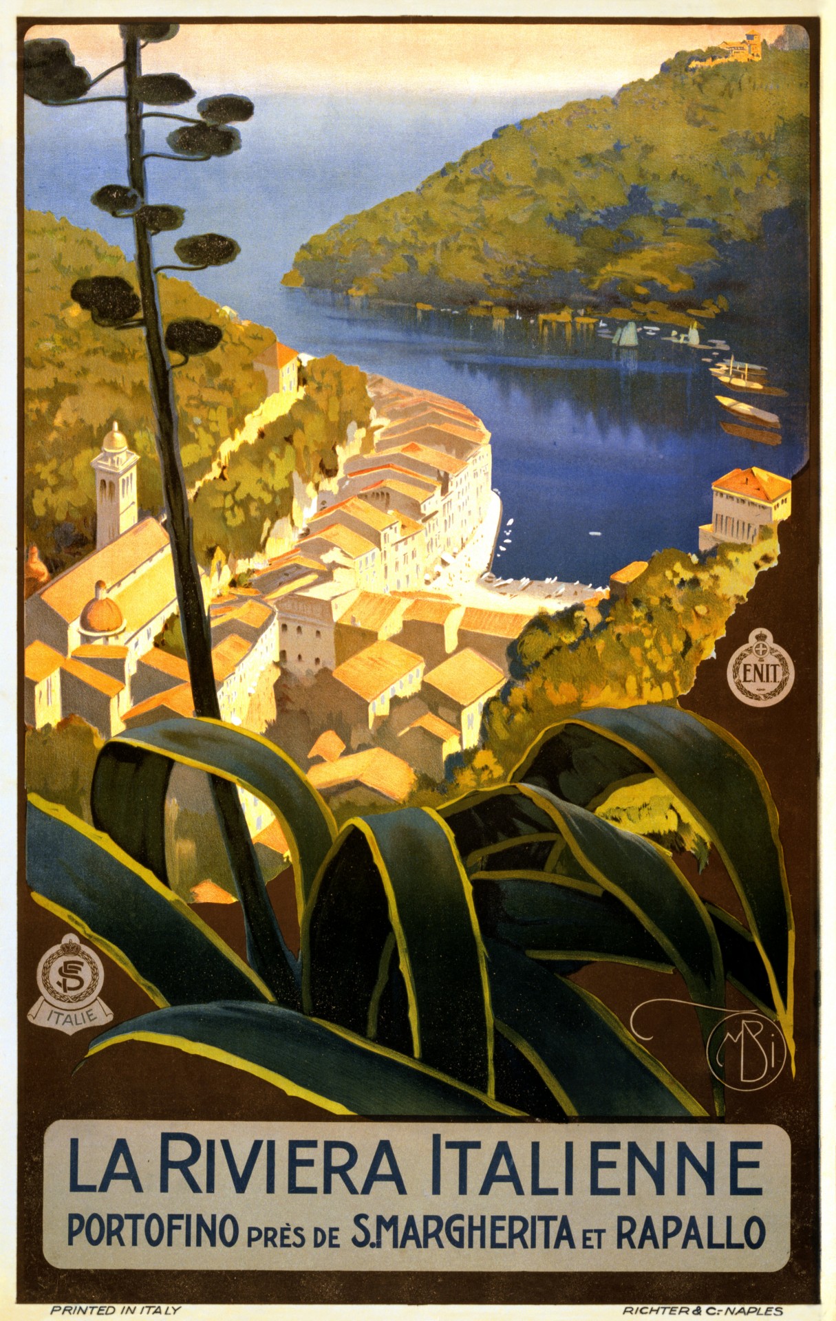Vintage Italian Travel Poster Free Stock Photo - Public Domain Pictures