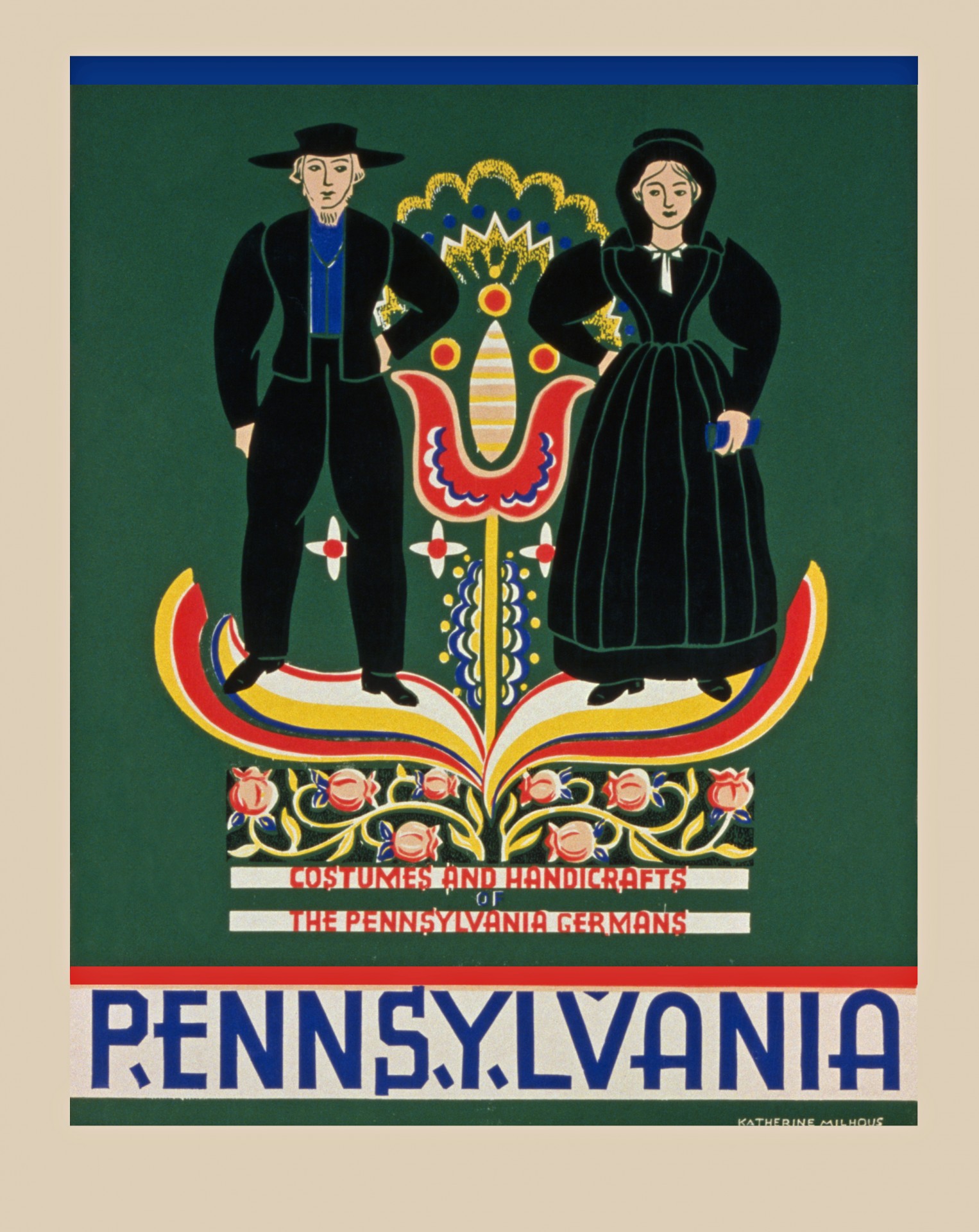 vintage-pennsylvania-travel-poster-free-stock-photo-public-domain