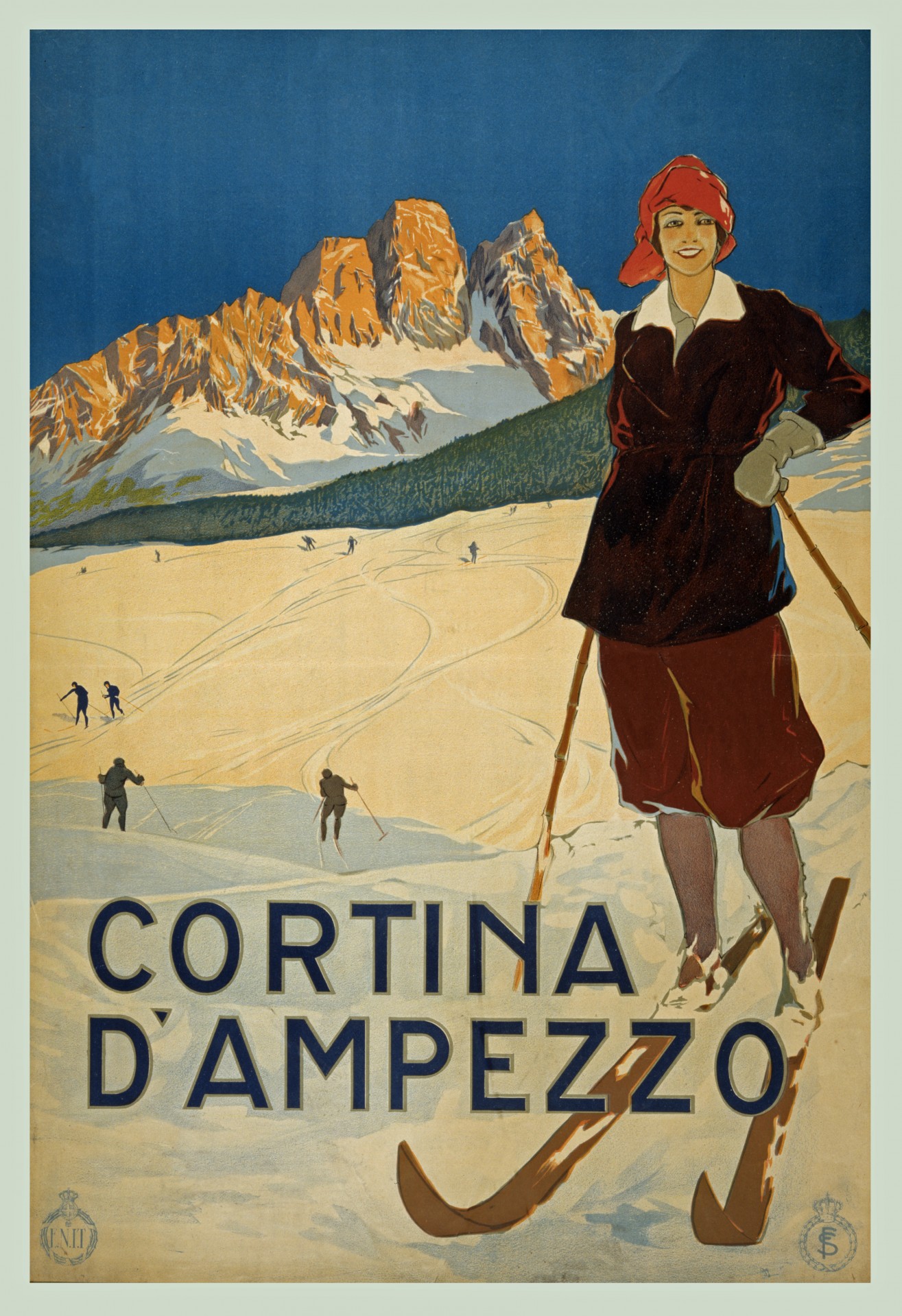 Vintage Travel Poster Free Stock Photo - Public Domain Pictures