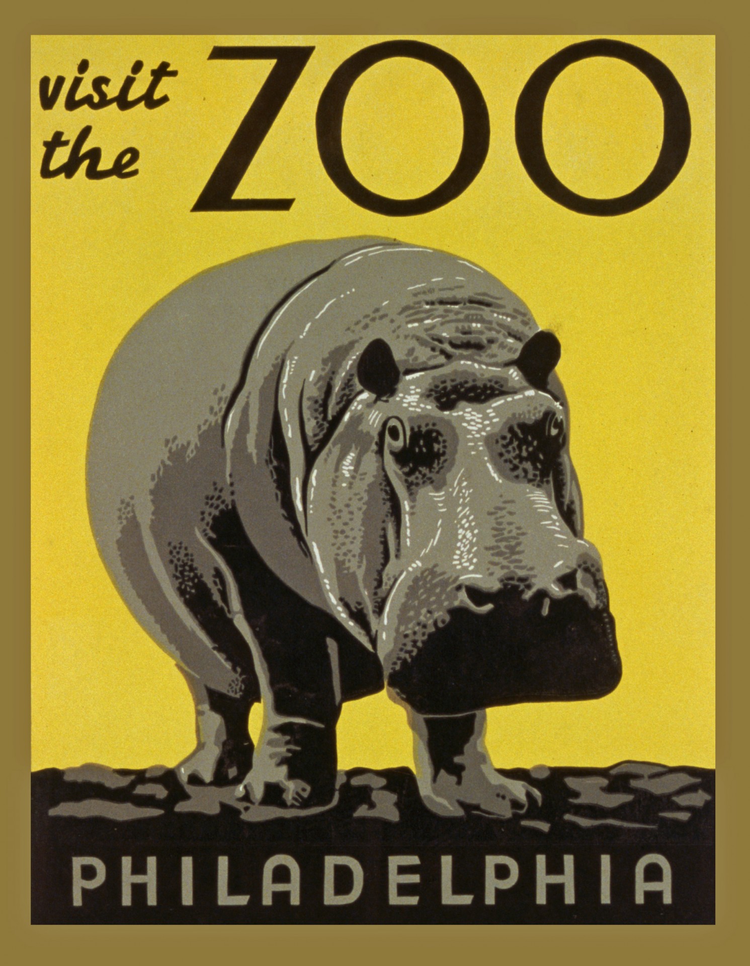 Zoo d'affiche de cru