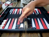 Backgammon játék