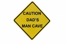 Cuidado do pai Man Cave