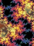 Dekorativ fractalbakgrund