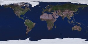 Země na mapě