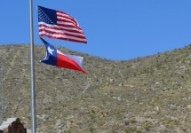 Flagi amerykański Texas