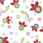 Floral Colorful Pattern Background