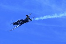 Jet With Smoke Stream