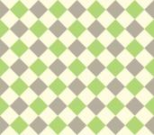 Lime And Beige Checkerboard Pattern
