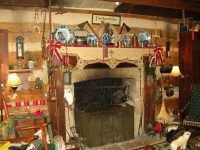 Ouderwetse Cabin Fireplace