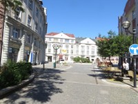 Zona peatonal en Hradec Králové