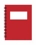 Spiral Notebook Red Clipart