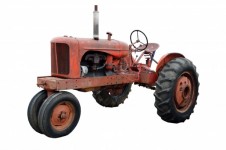 Weinlese-Traktor