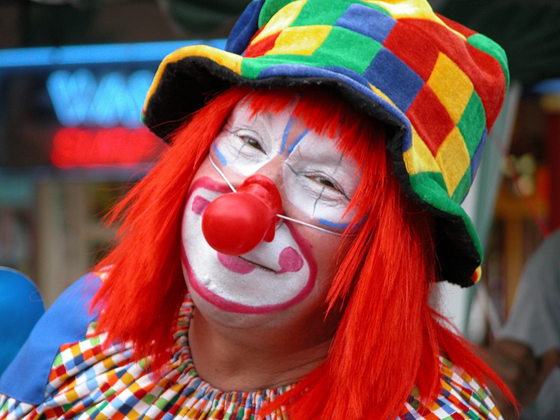 Colorful Clown Portrait Free Stock Photo - Public Domain Pictures