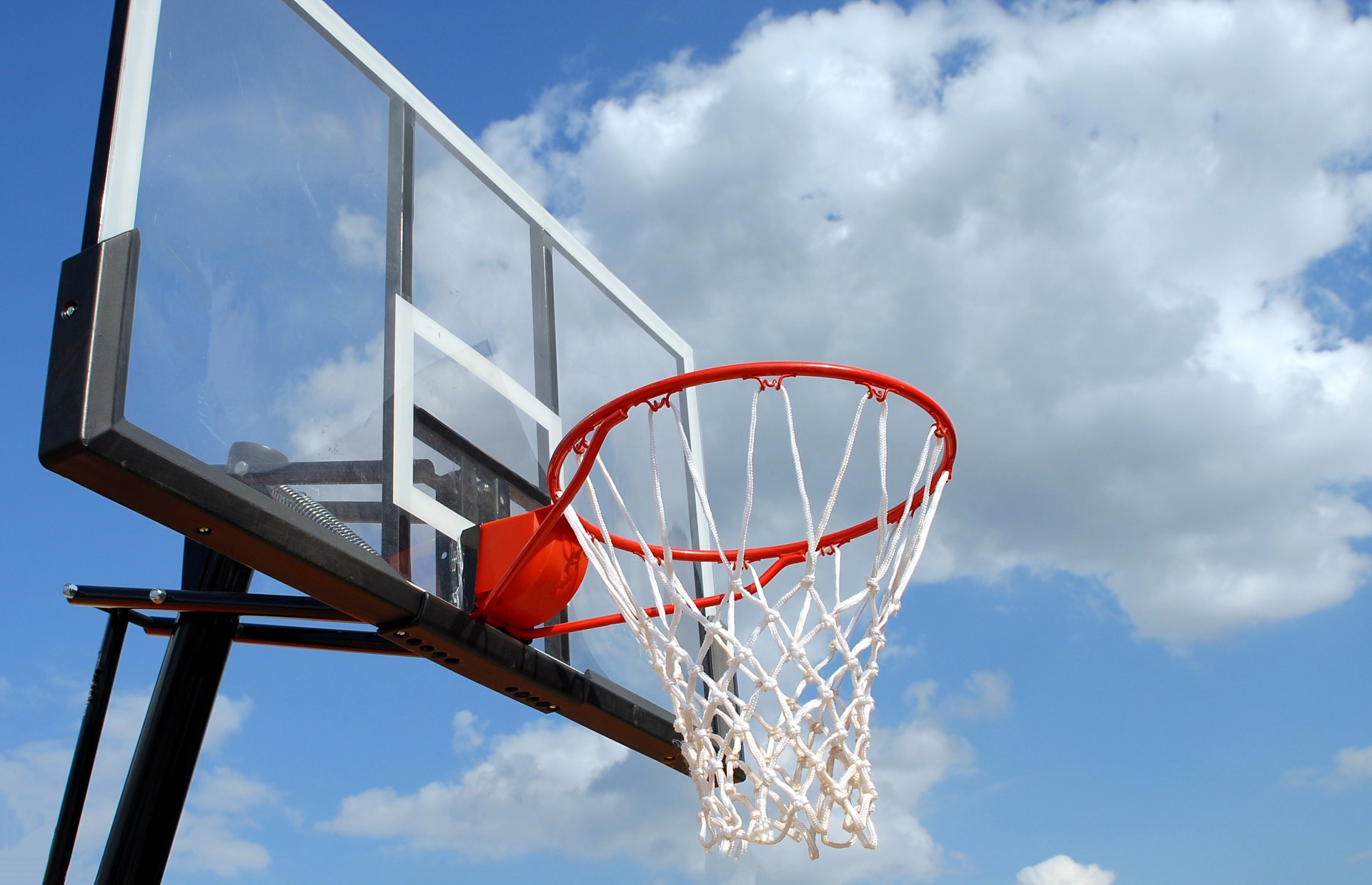 Outdoor Basketball Rim Free Stock Photo - Public Domain Pictures