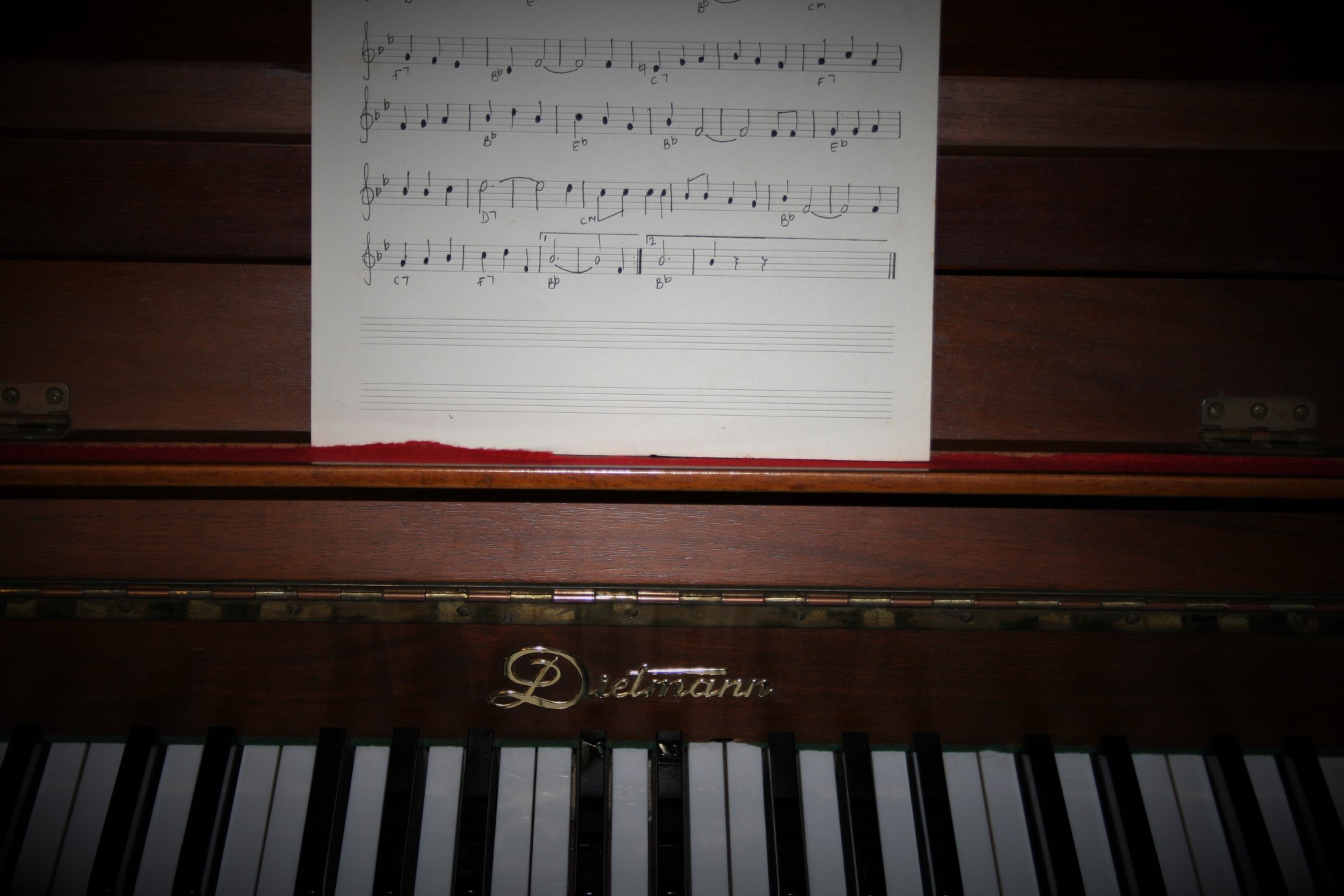 Piano And Sheet Music Free Stock Photo Public Domain Pictures